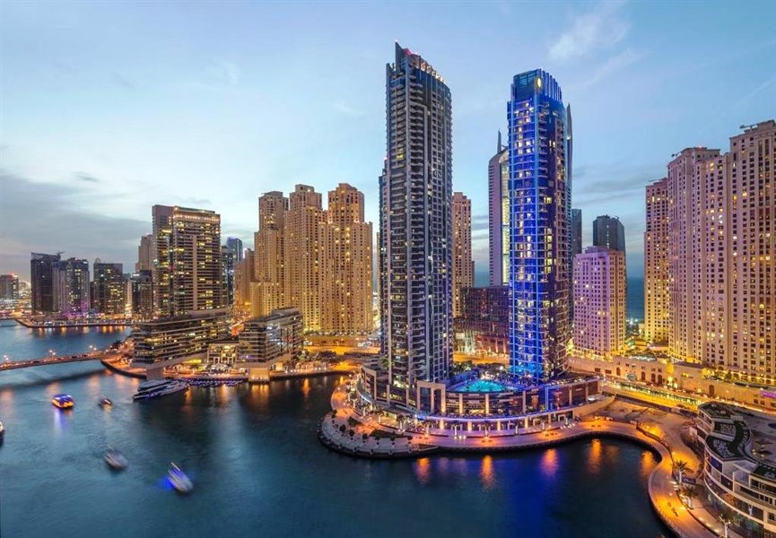 Intercontinental Dubai Marina - EXTERIÉR - Pohled na hotel