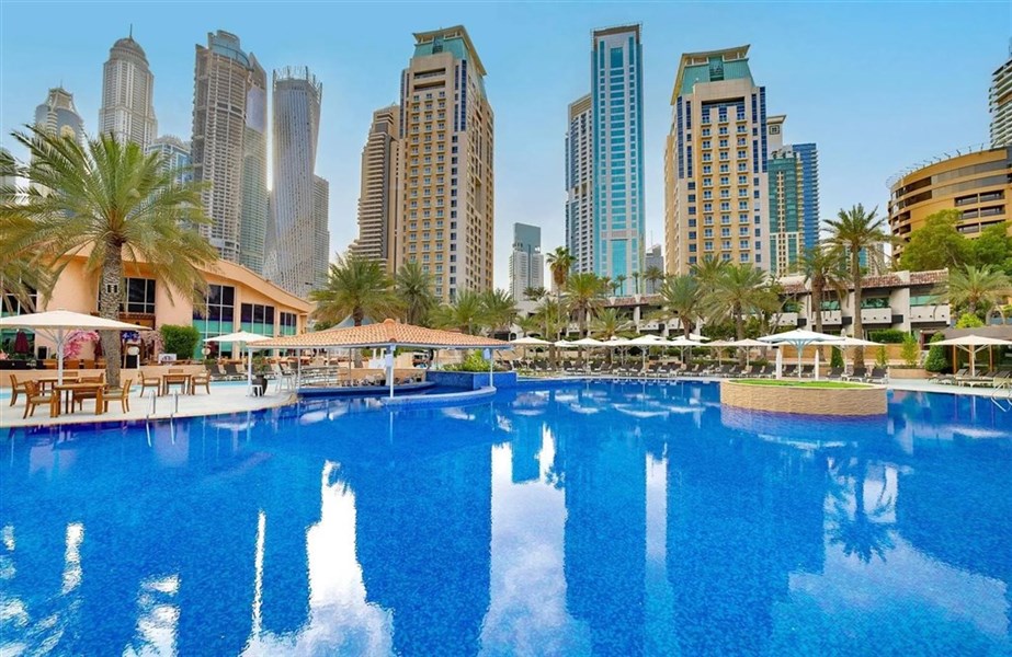 Al Habtoor Grand Resort - (Exteriér) - Hotel s bazénem