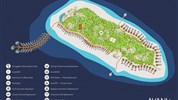 Avani+ Fares Maldives - (Interiér) - Mapa rezortu