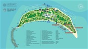 Hideaway Beach Resort & Spa - Mapa rezortu