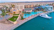 Marina Lodge Port Ghalib - Letecký pohled na areál hotelu